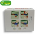 Salvequick Navulling Elastische pleisters rood (6444) 