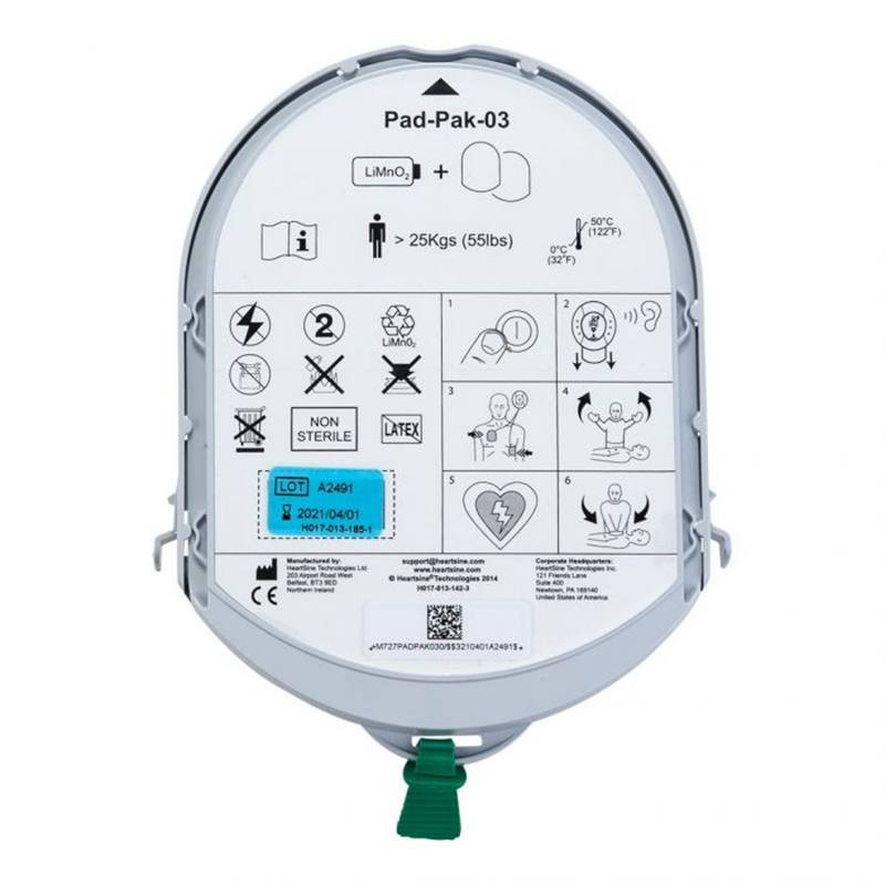 Heartsine Samaritan PadPak batterij en elektroden(volwassenen)