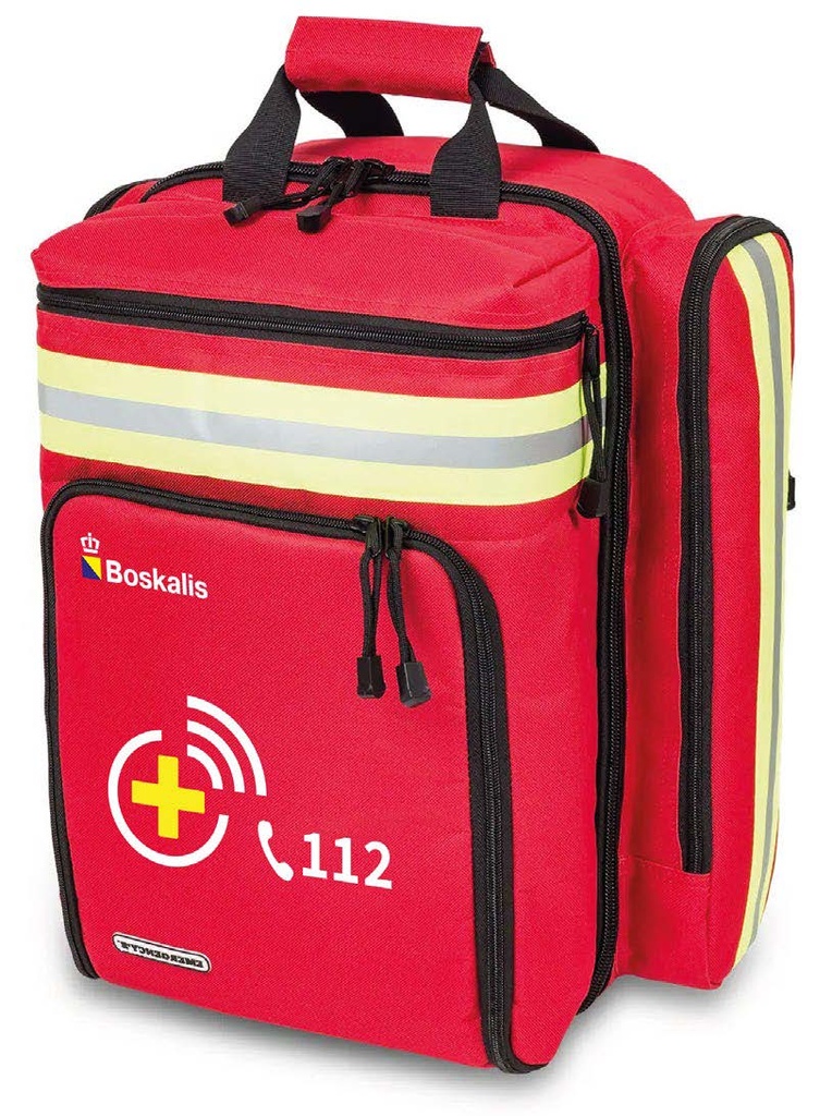 [EH-RB08002] Rescuebag, Boskalis (BHV rugtas, gevuld incl. AED)