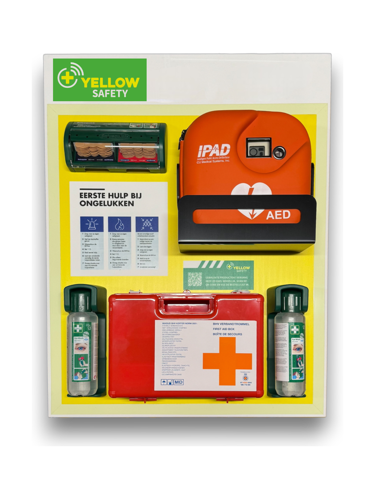 Safety Plate 001- (650*850mm, incl. AED)