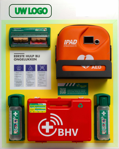 [YS-6585102] Safety Plate 001- (650*850mm, incl. AED)